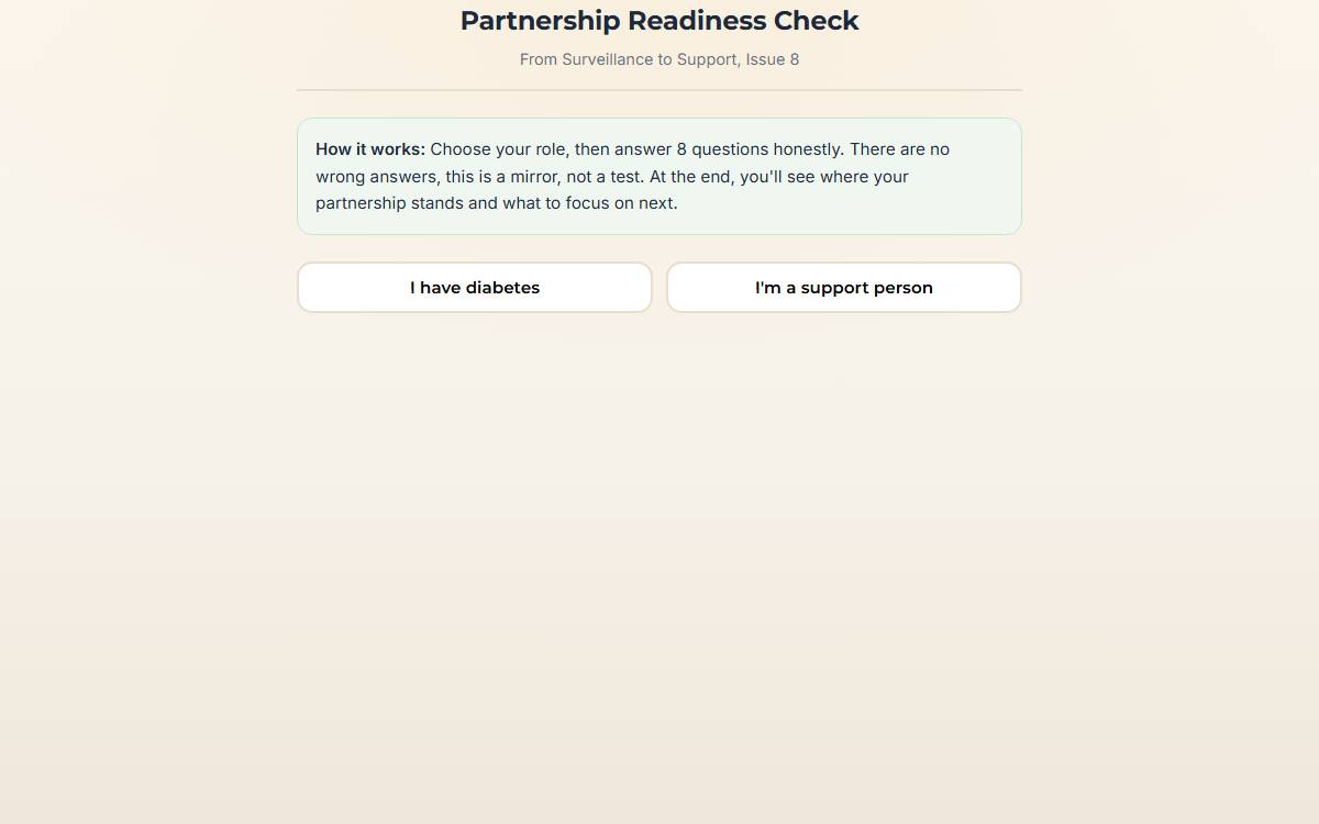 Partnership Readiness Check screenshot